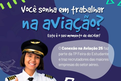 Feira do Estudante de Guarulhos trará simulador de voo com recrutadores do setor aéreo