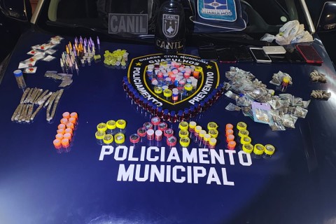 GCM prende cinco traficantes e apreende mais de 5 quilos de drogas em Guarulhos