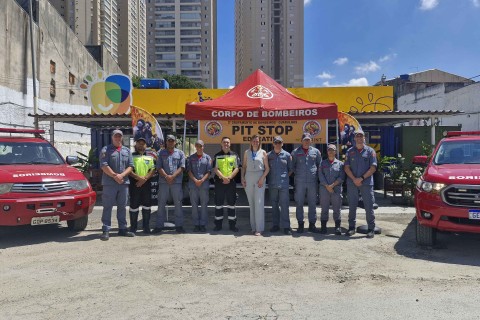 Espaço Motoboy recebe profissionais da categoria para atividade sobre segurança no trânsito