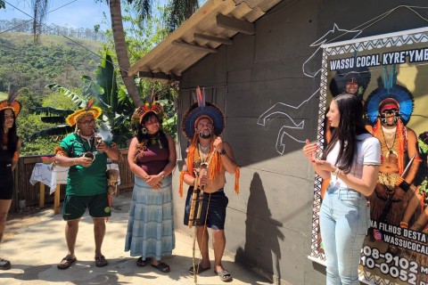 Prefeitura leva projeto de vivência inclusiva sobre PCD a comunidade indígena no Cabuçu