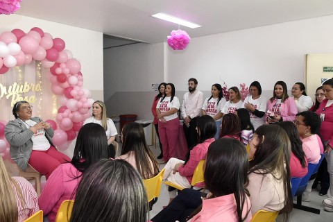 Hospital Pimentas-Bonsucesso recebe ação emocionante e inspiradora do Outubro Rosa